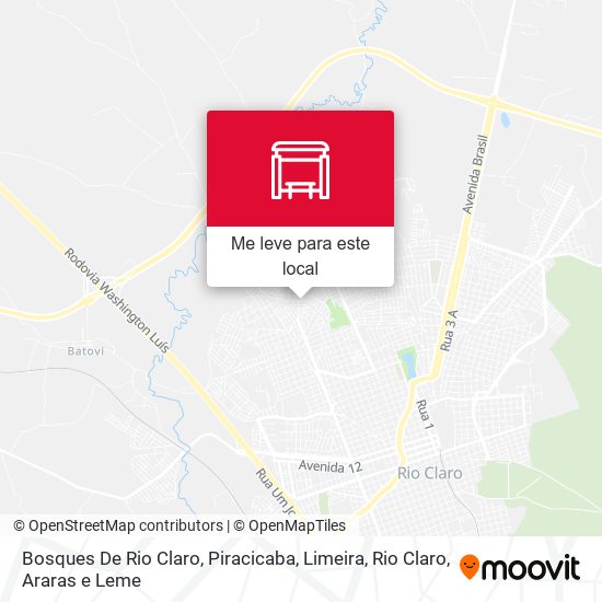 Bosques De Rio Claro mapa