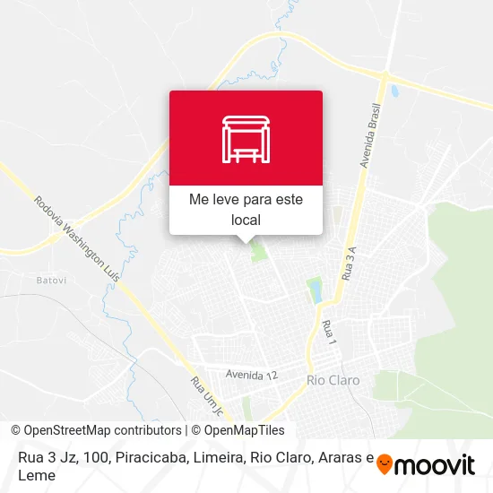 Rua 3 Jz, 100 mapa