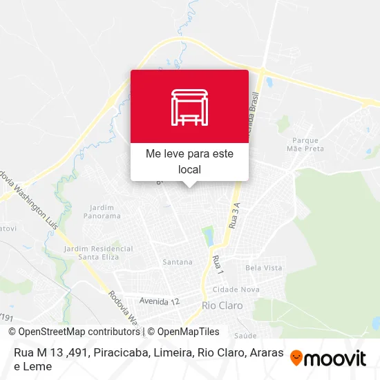 Rua M 13 ,491 mapa