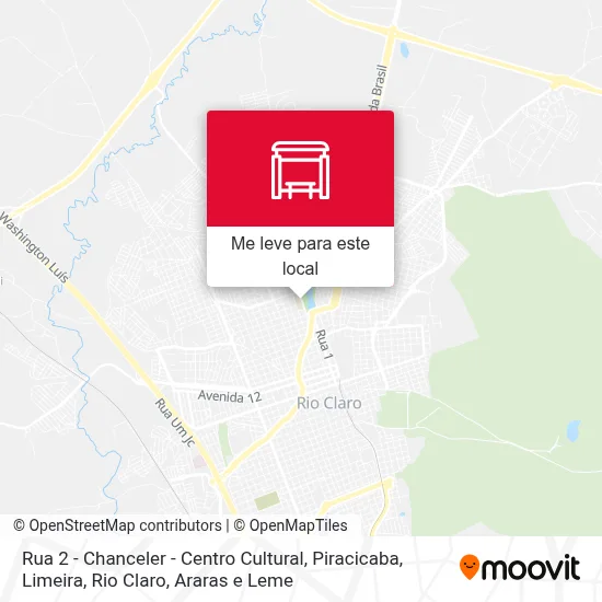 Rua 2 - Chanceler - Centro Cultural mapa