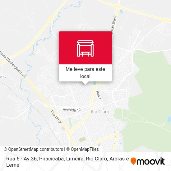 Rua 6 - Av 36 mapa
