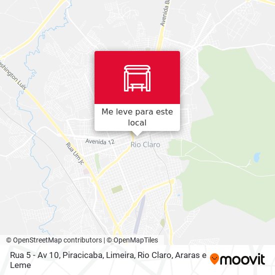 Rua 5 - Av 10 mapa