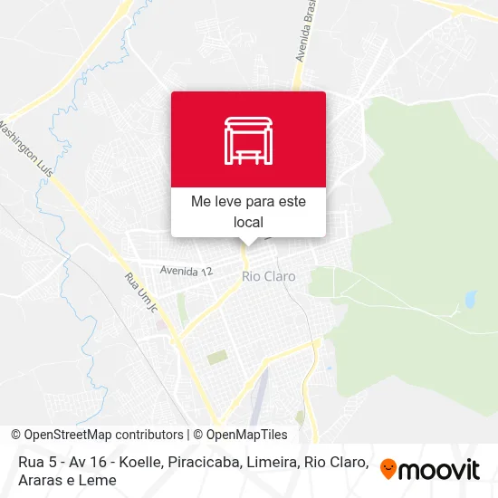 Rua 5 - Av 16 - Koelle mapa