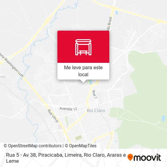 Rua 5 - Av 38 mapa