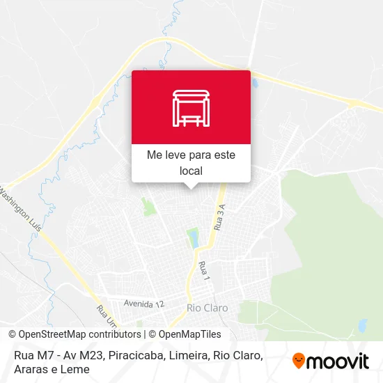 Rua M7 - Av M23 mapa