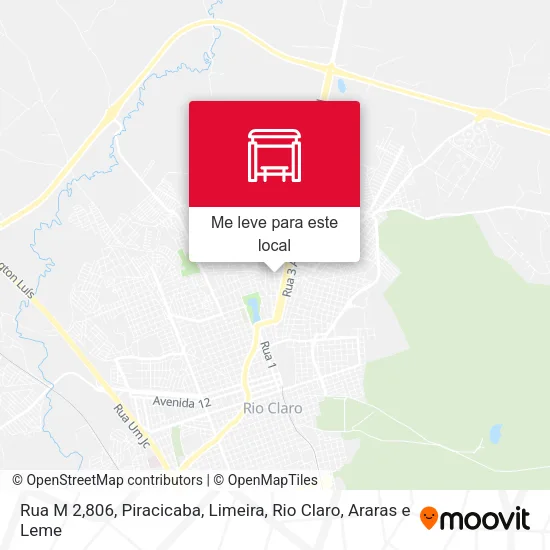 Rua M 2,806 mapa