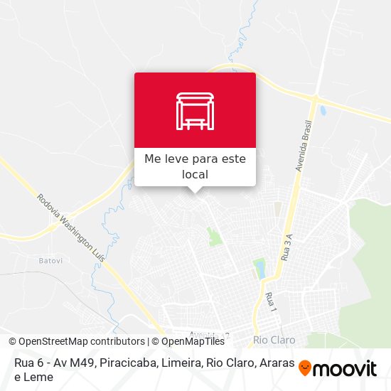 Rua 6 - Av M49 mapa