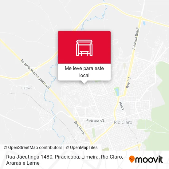 Rua Jacutinga 1480 mapa