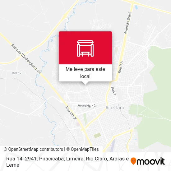 Rua 14, 2941 mapa