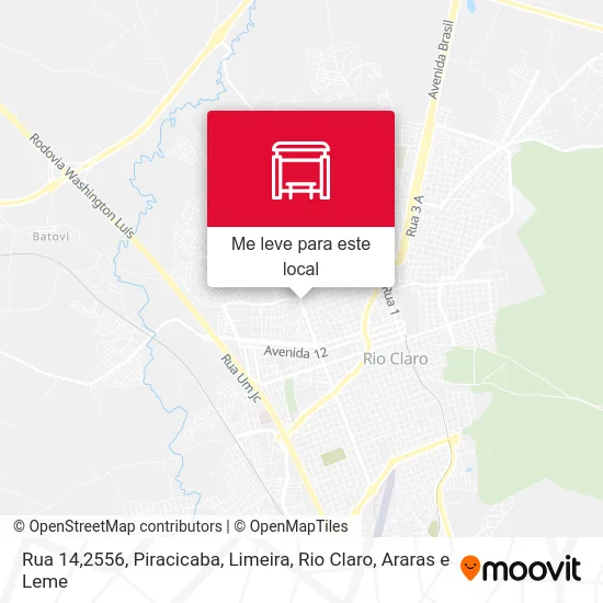 Rua 14,2556 mapa