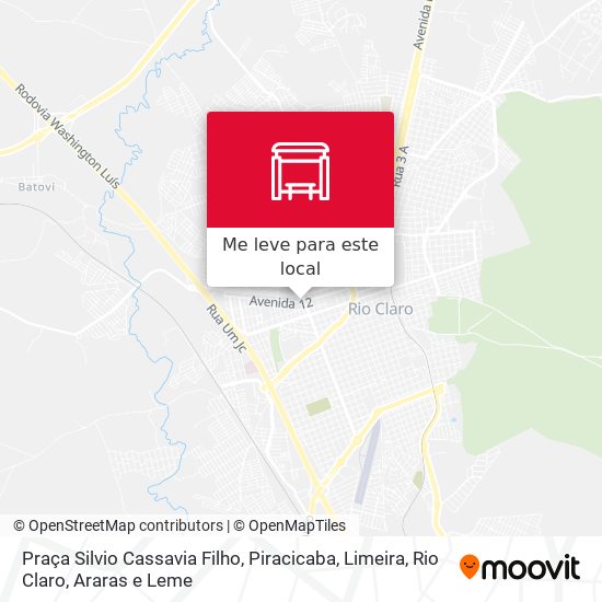Praça Silvio Cassavia Filho mapa