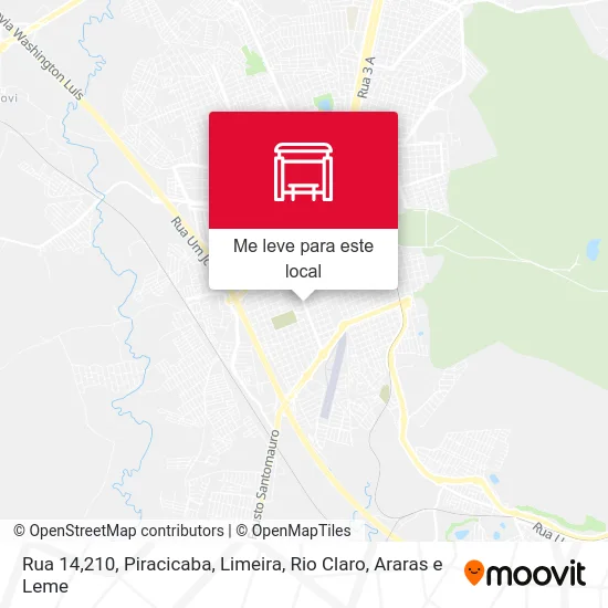 Rua 14,210 mapa