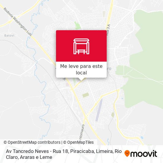 Av Tancredo Neves - Rua 18 mapa