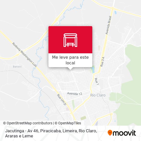 Jacutinga - Av 46 mapa