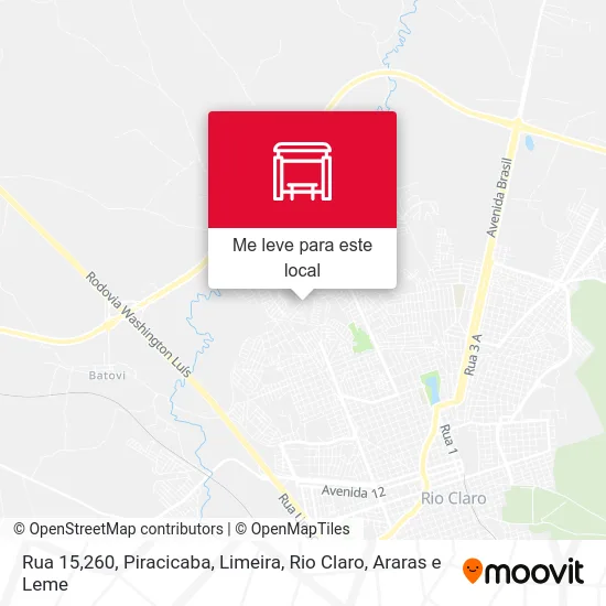 Rua 15,260 mapa