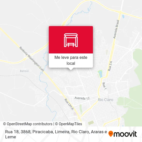 Rua 18, 3868 mapa