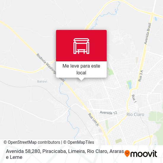 Avenida 58,280 mapa