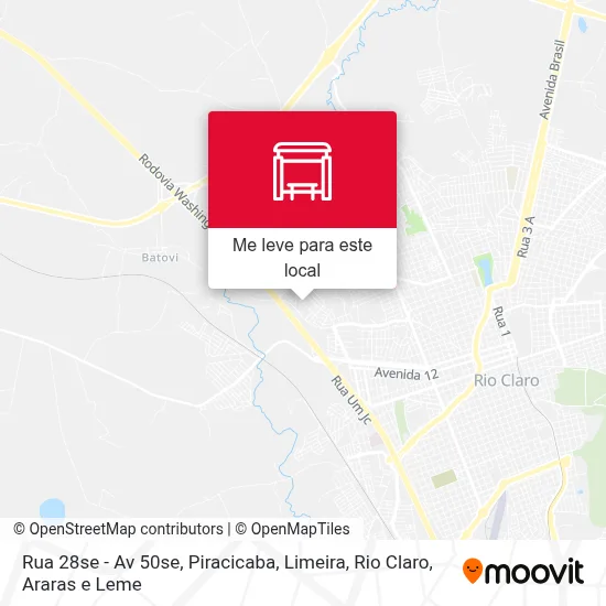 Rua 28se - Av 50se mapa