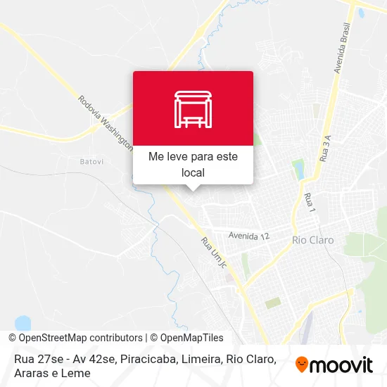 Rua 27se - Av 42se mapa