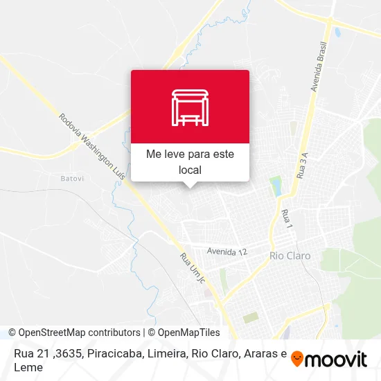 Rua 21 ,3635 mapa