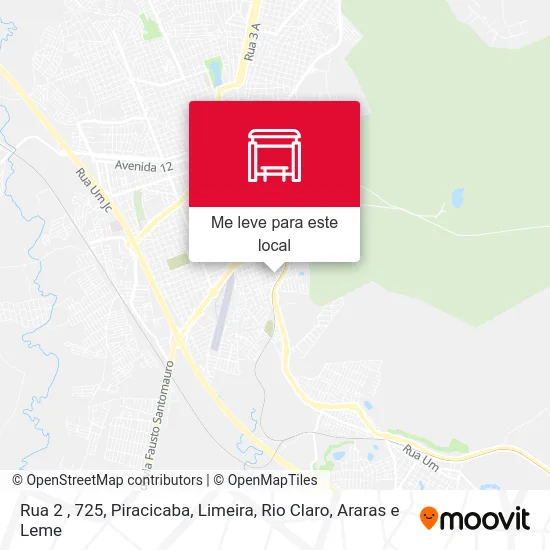 Rua 2 , 725 mapa