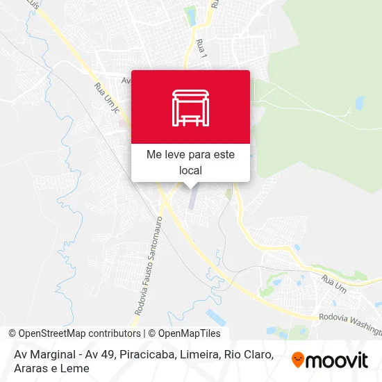 Av Marginal - Av 49 mapa