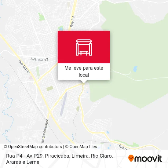 Rua P4 - Av P29 mapa