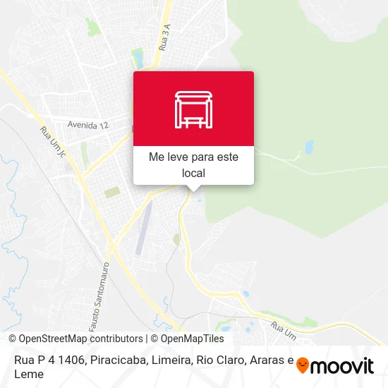 Rua P 4 1406 mapa