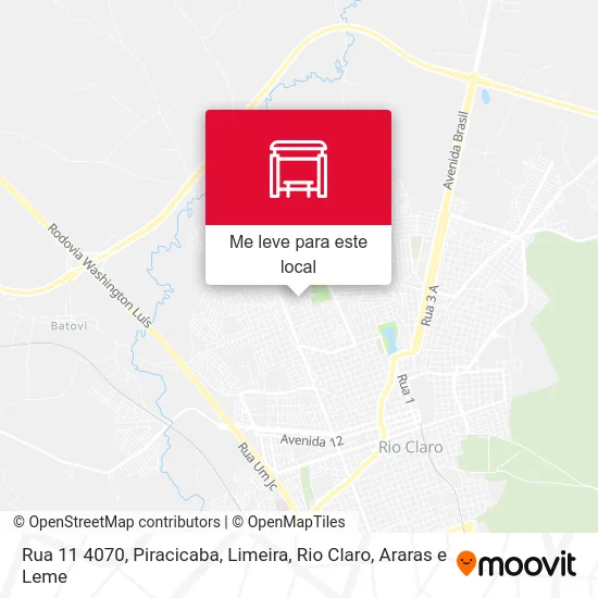 Rua 11 4070 mapa