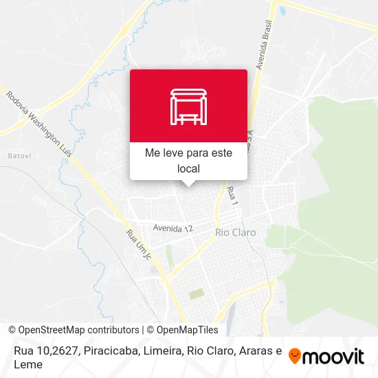 Rua 10,2627 mapa