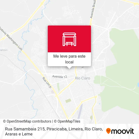 Rua Samambaia 215 mapa
