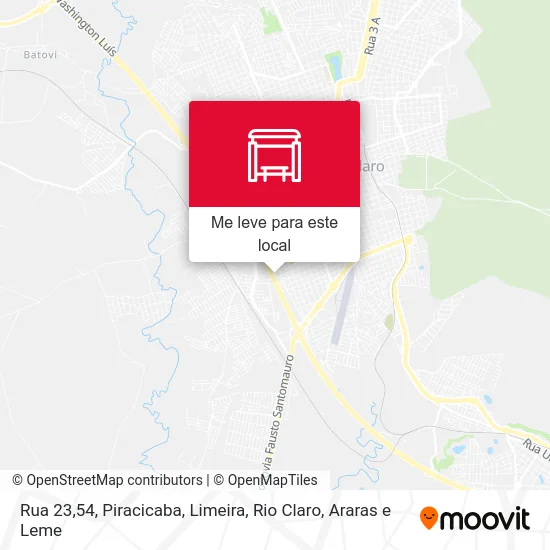 Rua 23,54 mapa