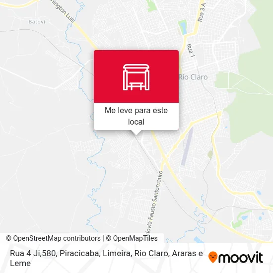 Rua 4 Ji,580 mapa