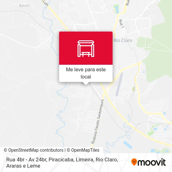 Rua 4br - Av 24br mapa