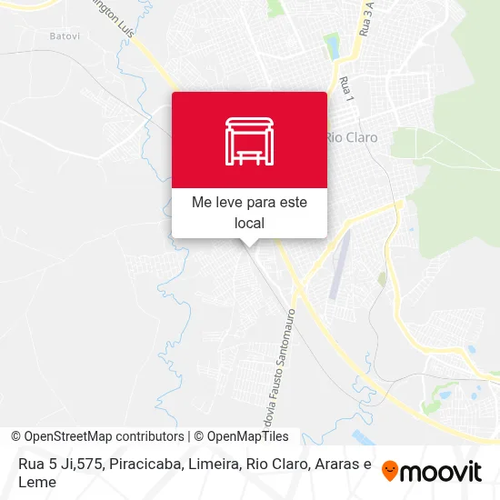 Rua 5 Ji,575 mapa