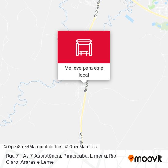 Rua 7 - Av 7 Assistência mapa