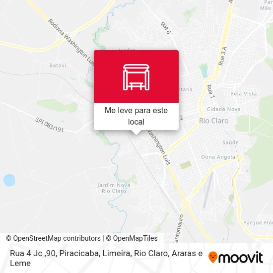 Rua 4 Jc ,90 mapa
