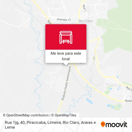 Rua 1jg, 40 mapa
