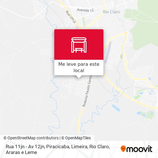 Rua 11jn - Av 12jn mapa