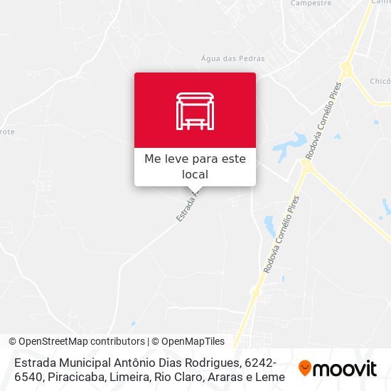 Estrada Municipal Antônio Dias Rodrigues, 6242-6540 mapa