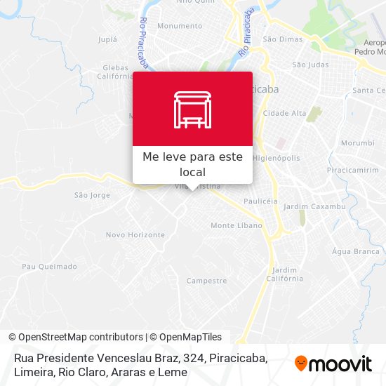 Rua Presidente Venceslau Braz, 324 mapa