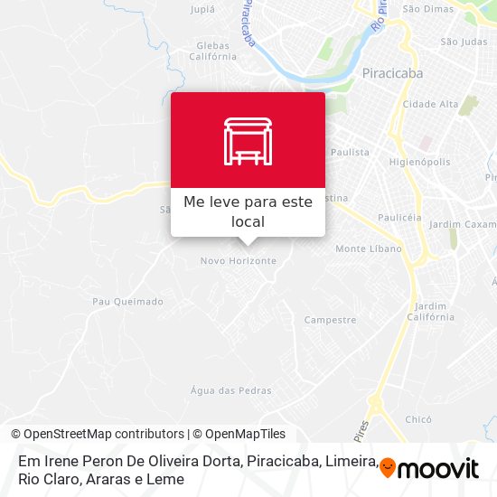 Em Irene Peron De Oliveira Dorta mapa