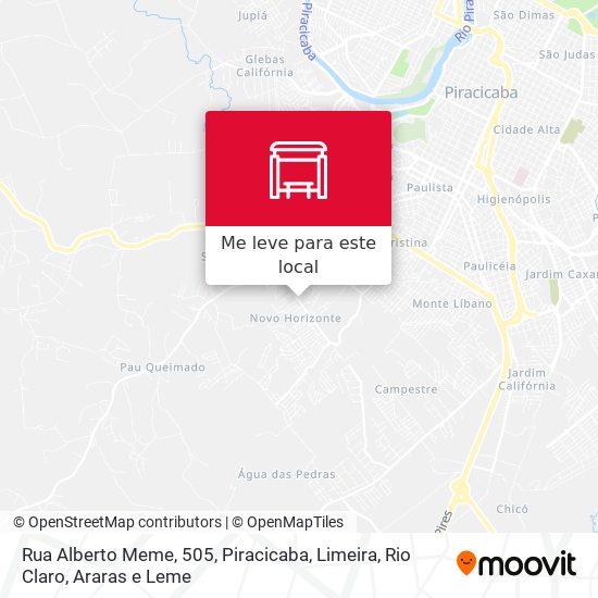 Rua Alberto Meme, 505 mapa