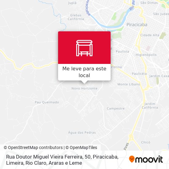 Rua Doutor Miguel Vieira Ferreira, 50 mapa