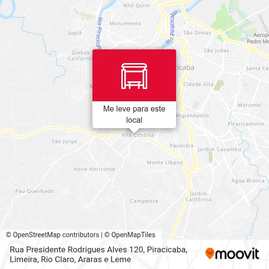 Rua Presidente Rodrigues Alves 120 mapa