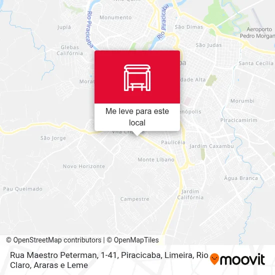 Rua Maestro Peterman, 1-41 mapa