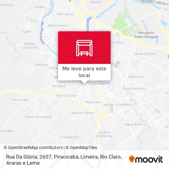 Rua Da Glória, 2607 mapa