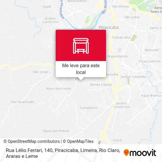 Rua Lélio Ferrari, 140 mapa