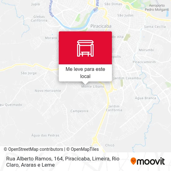 Rua Alberto Ramos, 164 mapa