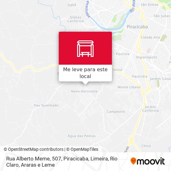 Rua Alberto Meme, 507 mapa